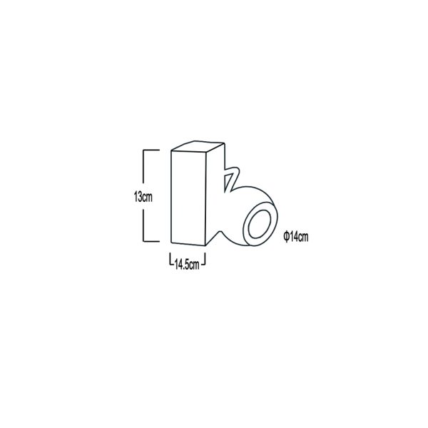 Φωτιστικό Beamer PAR-30 or ES-111  Μαύρο@ - Image 2
