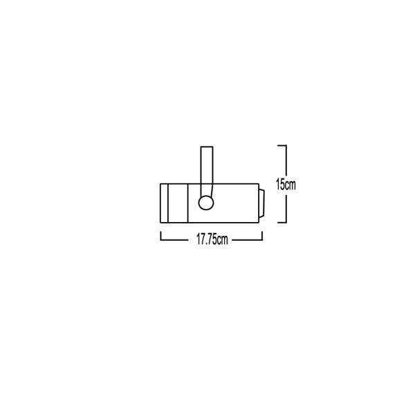 Φωτιστικό Ασημί Mono 1 Gu10/Gu5.3 max 50W - Image 2