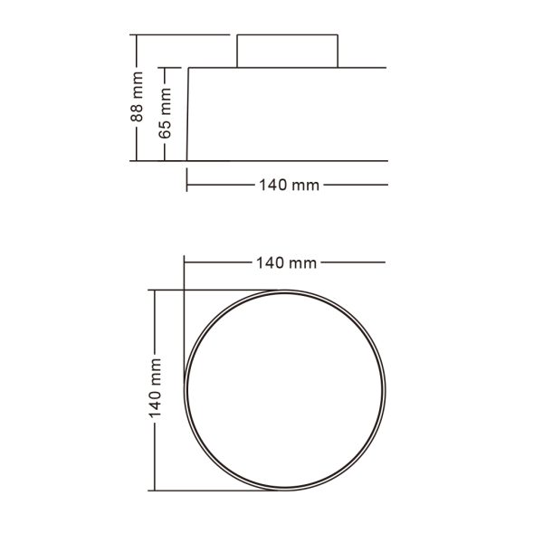 Φωτιστικό Οροφής Led Rest 20W 3000K Brass(Επιμεταλλωμένο,3 Ανάμματα,20W-15W-5W, 230V d14h8.8cm - Image 3