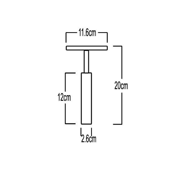 Κινητό Φωτιστικό Flexo 5 5W 3000K 24D CRI>90 Χρυσό(2 Groups) 5 Έτη Εγγύηση@ - Image 2