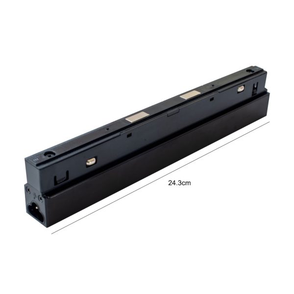 Slim Τροφοδοτικό μαγνητικής ράγας 48V 100W Μαύρο l24.3w2.2d4.3cm New Type 0.5m Cable - Image 2