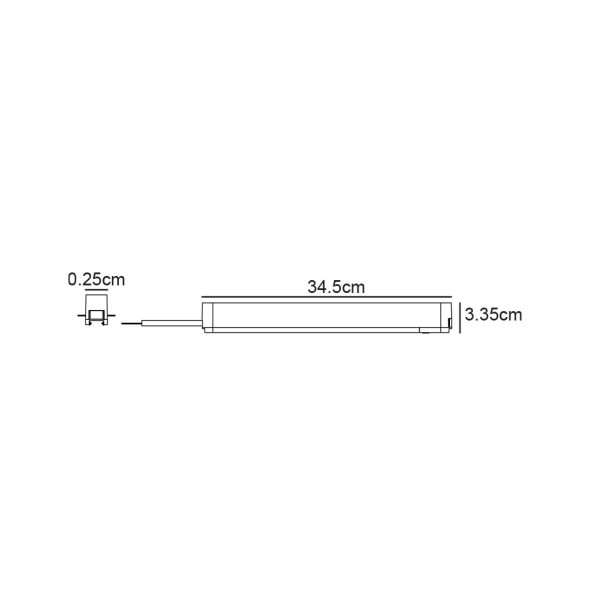 Slim Τροφοδοτικό Ράγας Varrio 40Vdc 200W Μαύρο Tuya Wifi  l34.5w2.5h3.35cm - Image 3