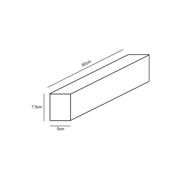 Εξωτερικό Φωτιστικό Leon Λευκό Led 60*5*7.5cm 18W 3CCT Change 3000/4000/6500Κ,110°,5έτη εγγύη, 450mA - Image 5