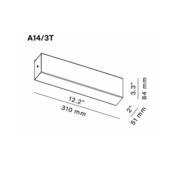 Ροζέτα Φωτιστικού Dix Bougies Phase Cut Μαύρη l31h8.4cm - Image 2