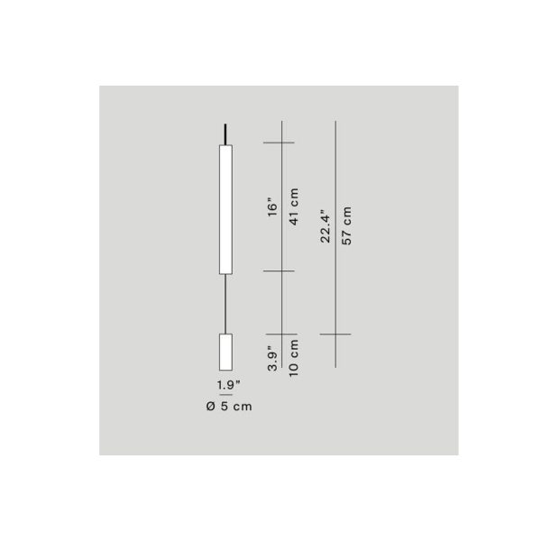 Διαχύτης Επιτραπέζιου Φωτιστικού Ηοno d.5cm-l.41cm - Image 2