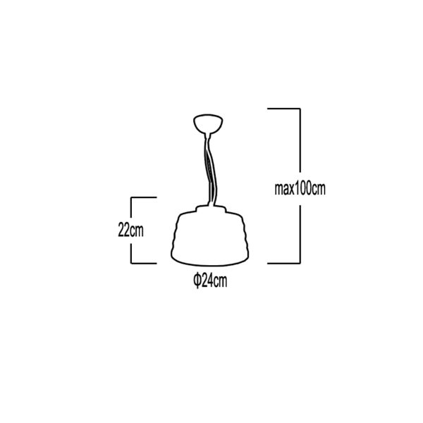 COCO GREEN SUSPENSION Φ24 (WHITE/GREEN) - Image 2