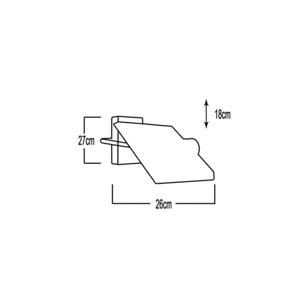 WALL/CEILING LAMP (R7S 1x100W) - Image 2