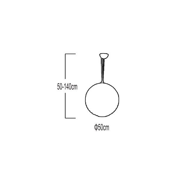 Pendant Fitting BEEHIVE 3x27 Nickel Mat (d.40cm) - Image 2