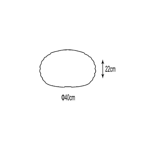 Ceiling Lamp ELEMENT 3xΕ27 White Glass/Chrome (d.40-h.22cm) - Image 2
