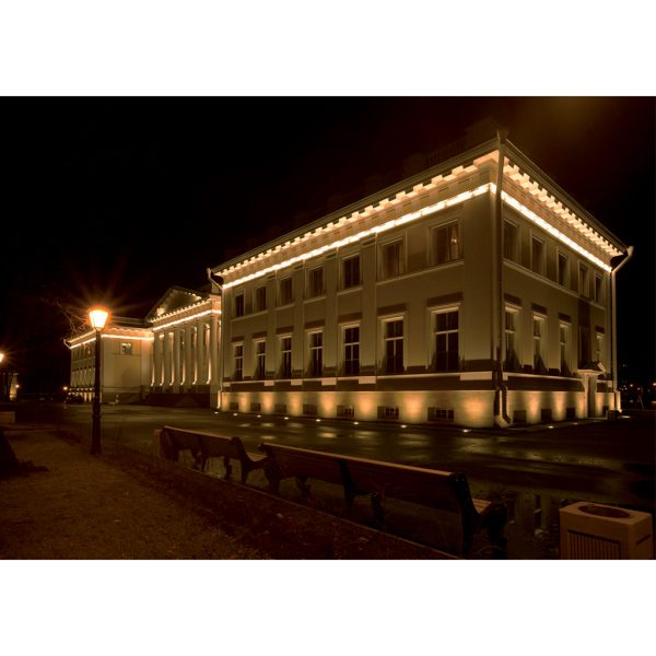 Χωνευτό Φωτιστικό Εδάφους Hydrofloor Medium Asymmetric Led Black 19W 3000K 230V IP67 Stainless Steel - Image 4