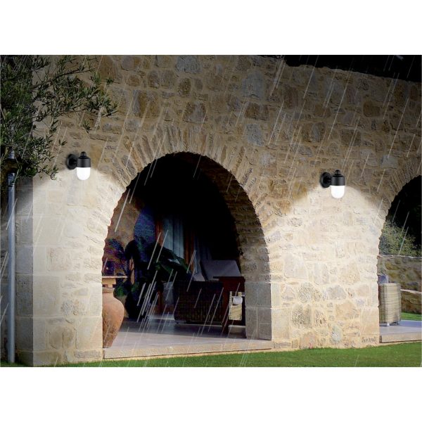 Wall Light City White IP44 E27 Max 10W Seaside Class - Image 4