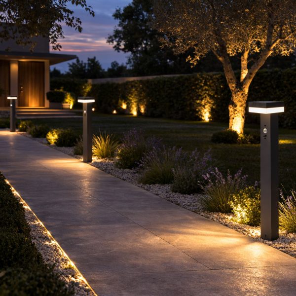 BOLLARD ILIOS 6W IP44 50CM DARK GREY 4000K 2200mAh 3.7V - Image 5