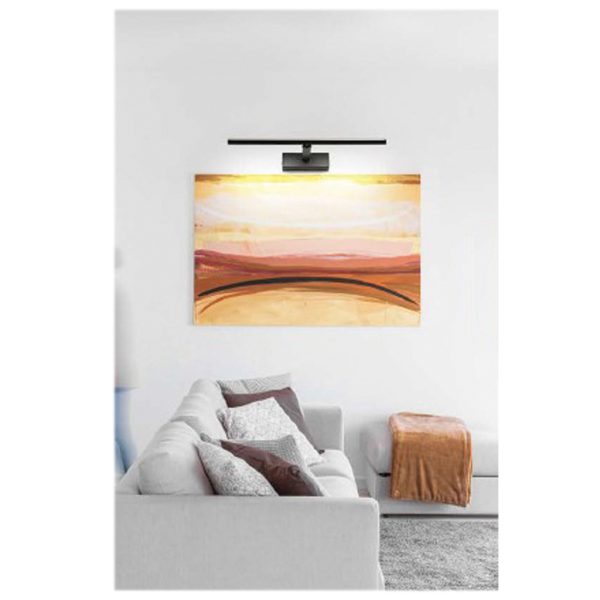 Φωτιστικό Led Capri 12W 3000K Black mat(sandy) IP44 60CM κινητό@@ - Image 5