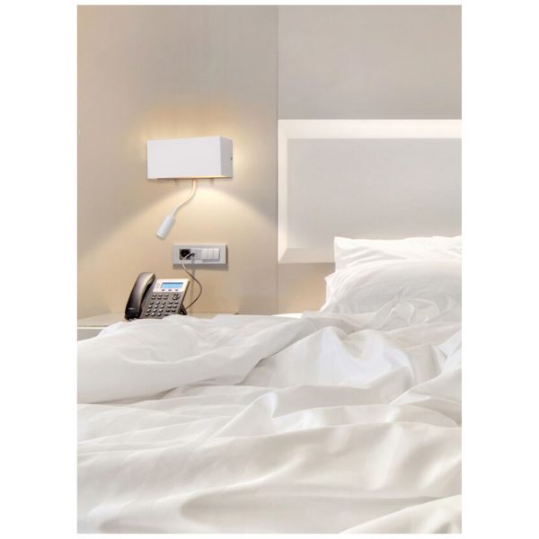 Απλίκα Aria Λευκή 3W LED 3000K 30° & E27 60W A60 - Image 5