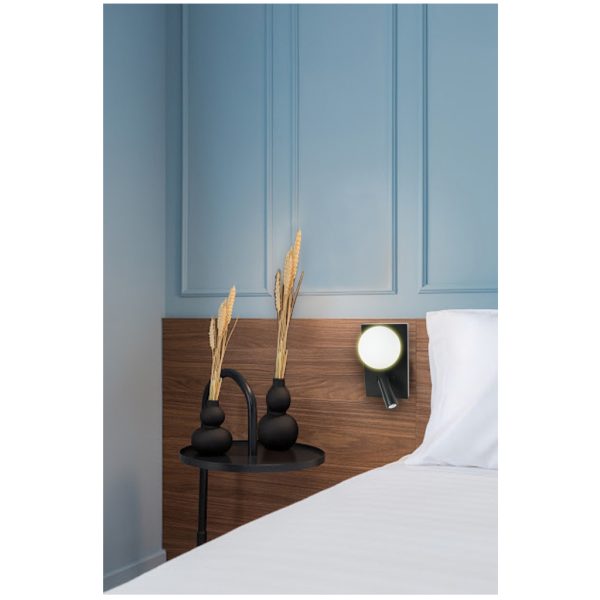 WALL FITTING POLO G9 10W &LED 3W 3000K 25° BLACK(SANDY)20X12X2.4cm, DOUBLE SWITCH, DRIVER EAGLERISE - Image 4