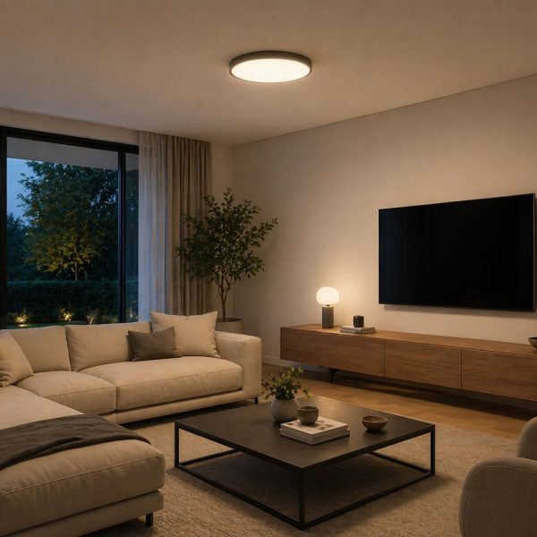 Φωτιστικό Αλουμινίου Kiklos Led 40W 3CCT3000-4000-5000K Λευκό d60h3.7cm 3Step Dim,5 Έτη Εγγύηση,230V - Image 4