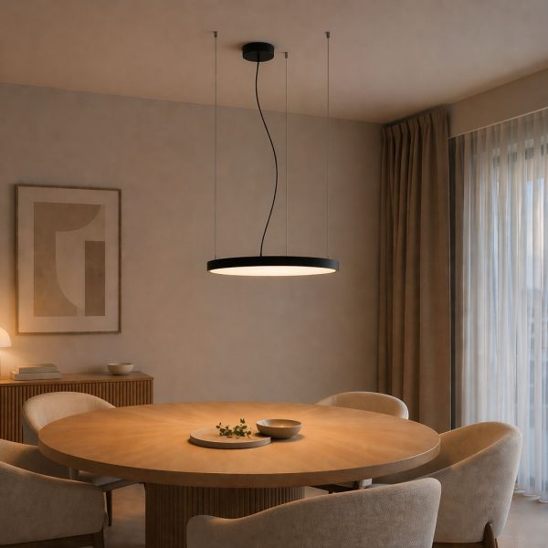 Φωτιστικό Αλουμινίου Kiklos Led 40W 3CCT3000-4000-5000K Λευκό d60h3.7cm 3Step Dim,5 Έτη Εγγύηση,230V - Image 7