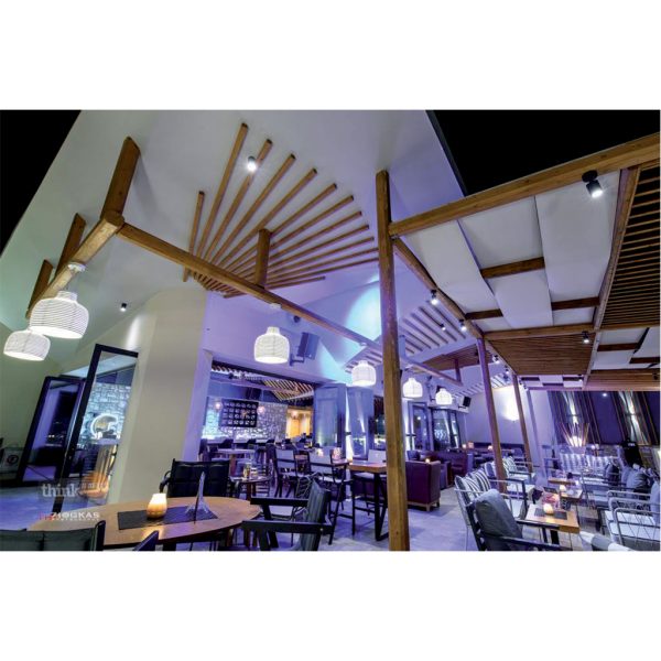 Ceiling Light Paolo Dark Grey GU10 7W IP54 d9.45h14cm ABS&PC<br /> - Image 5