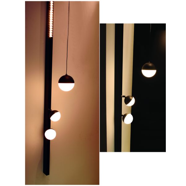 Μπάλα Οροφής Flexo 10 Μαγνητικής Ράγας d8cm 7W 3000K 48VDC CRI>90(2 Groups) 5 Έτη Εγγύηση - Image 3