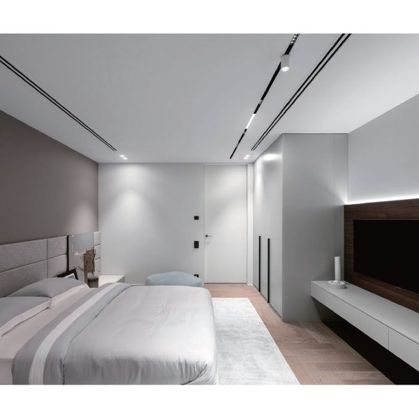 Γραμμικό Φωτιστικό Flexa1Μαύρο20W CCT3 2700-3000K-4000K,Wifi,120°,CRI>90,2 Groups,l60.5d2.2h4.3cm48V - Image 4