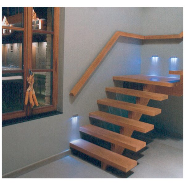 Wall fitting Natural Aluminium LED 1-B Blue - Image 4