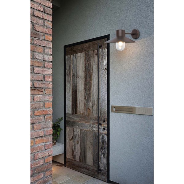 Wall fitting Poper E27 max40W Corten IP44  d32.5h24cm - Image 3