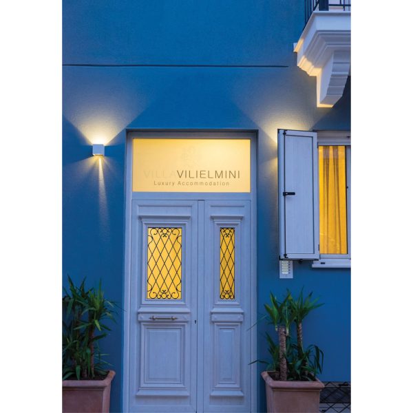 Επίτοιχο Φωτιστικό Box Led 6W 3000K Λευκό  IP65 ABS+PC seaside class h10w10d10cm 230V Δέσμη  0-110° - Image 4