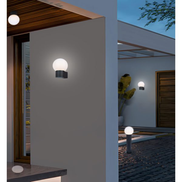 Φωτιστικό Εδάφους Marset E27 Max10W Ανθρακί IP65 Alu&PE d15h65cm Class I UV Protection - Image 3