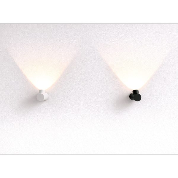 Επίτοιχο Φωτιστικό Look Led 7W Λευκό 3000K IP54 Alu&PC 230V l12w4.5h6.7cm Φακός Convex 3YrsWarranty - Image 4