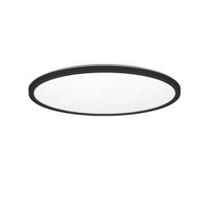 Φωτιστικό Οροφής Peru Led 18W IP54 3CCT 3000-4000-6000 Μαύρο d30xh2.8cm 3Έτη Εγγύηση 200-240Volt,TUV