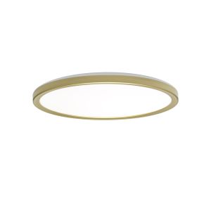 Φωτιστικό Οροφής Peru Led 18W IP54 3CCT 3000-4000-6000 Χρυσό d30xh2.8cm 3Έτη Εγγύηση 200-240Volt,TUV